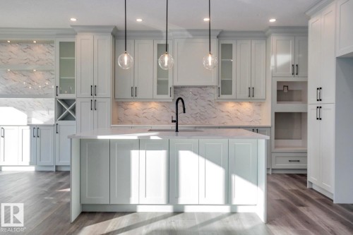3601 42 Avenue, Beaumont, AB - Indoor Photo Showing Kitchen With Upgraded Kitchen