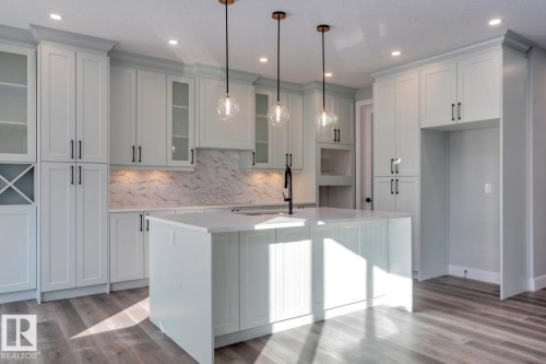 3601 42 Avenue, Beaumont, AB - Indoor Photo Showing Kitchen With Upgraded Kitchen