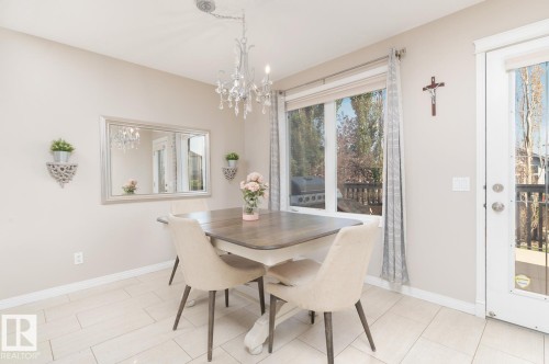 29 Haney Landing, Spruce Grove, AB - Indoor Photo Showing Dining Room
