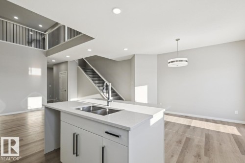 2647 5 Avenue, Edmonton, AB - Indoor Photo Showing Kitchen With Double Sink