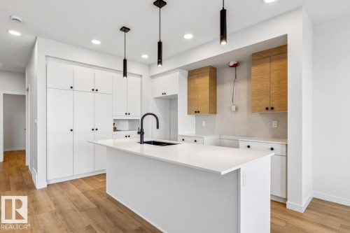 5131 69 Street, Beaumont, AB - Indoor Photo Showing Kitchen With Upgraded Kitchen