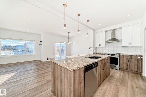9219 183 Avenue, Edmonton, AB - Indoor Photo Showing Kitchen With Upgraded Kitchen