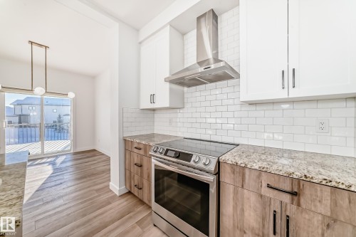 9219 183 Avenue, Edmonton, AB - Indoor Photo Showing Kitchen With Upgraded Kitchen