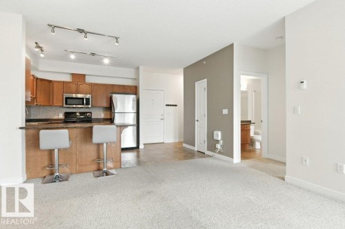 308 8931 156 Street, Edmonton, AB - Indoor Photo Showing Kitchen With Stainless Steel Kitchen