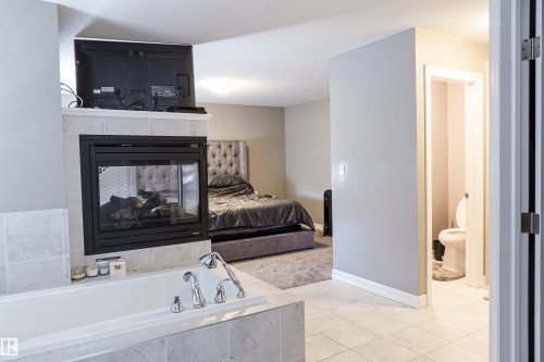 3307 Hilton Crescent, Edmonton, AB - Indoor With Fireplace