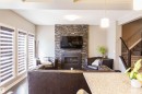 3307 Hilton Crescent, Edmonton, AB  - Indoor Photo Showing Living Room With Fireplace 