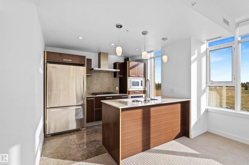 209 2606 109 Street, Edmonton, AB - Indoor Photo Showing Kitchen With Double Sink With Upgraded Kitchen