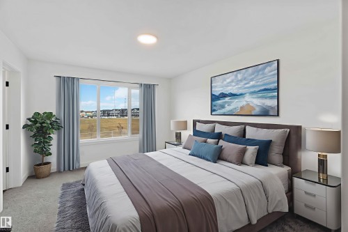 1015 Aster Boulevard, Edmonton, AB - Indoor Photo Showing Bedroom