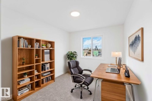 1013 Aster Boulevard, Edmonton, AB - Indoor Photo Showing Office