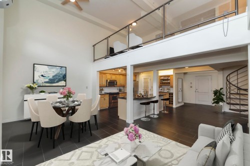102 10855 Saskatchewan Drive, Edmonton, AB - Indoor Photo Showing Dining Room