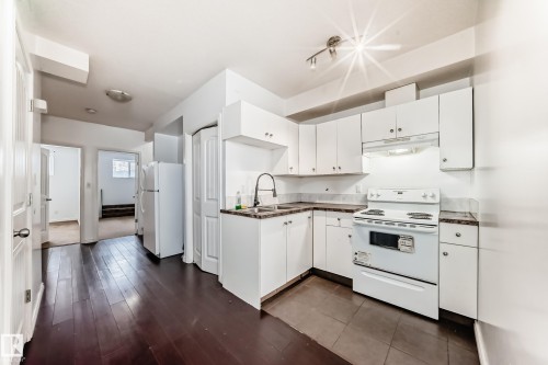 10316 162 Street Nw, Edmonton, AB - Indoor Photo Showing Kitchen With Double Sink