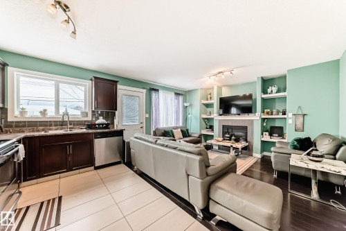 10316 162 Street Nw, Edmonton, AB - Indoor With Fireplace