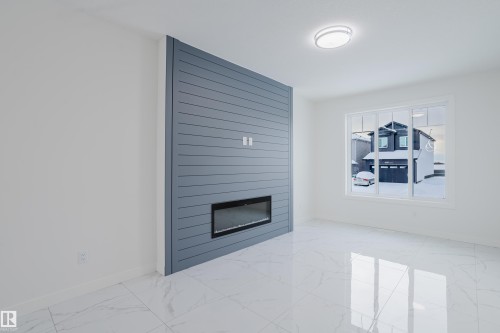 4119 67 Street, Beaumont, AB - Indoor With Fireplace