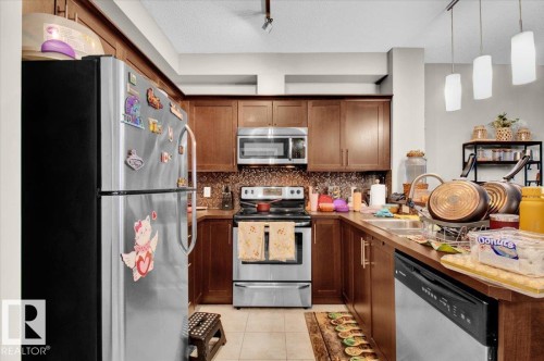 315 2584 Anderson Way, Edmonton, AB - Indoor Photo Showing Kitchen With Double Sink