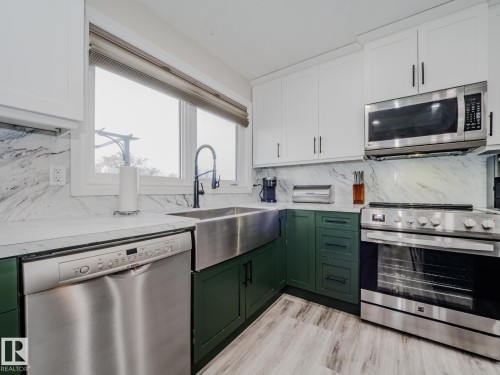 4617 54 Avenue, Calmar, AB - Indoor Photo Showing Kitchen With Stainless Steel Kitchen