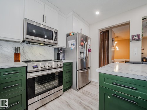 4617 54 Avenue, Calmar, AB - Indoor Photo Showing Kitchen With Stainless Steel Kitchen