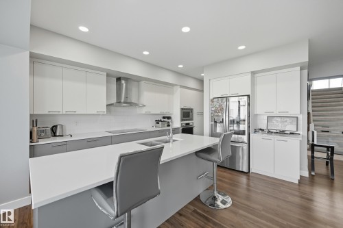 1487 Howes Crescent Sw, Edmonton, AB - Indoor Photo Showing Kitchen With Upgraded Kitchen