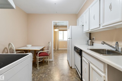 308 14810 51 Ave, Edmonton, AB - Indoor Photo Showing Kitchen