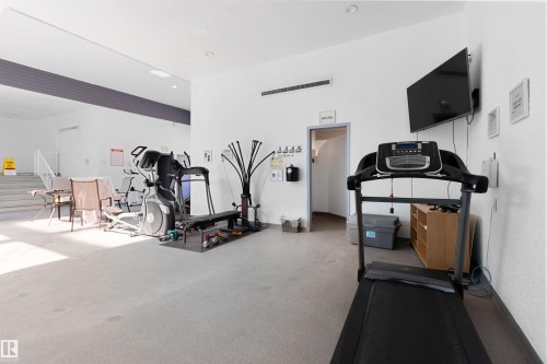 308 14810 51 Ave, Edmonton, AB - Indoor Photo Showing Gym Room