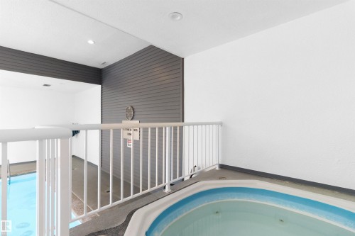 308 14810 51 Ave, Edmonton, AB - Indoor Photo Showing Other Room With In Ground Pool