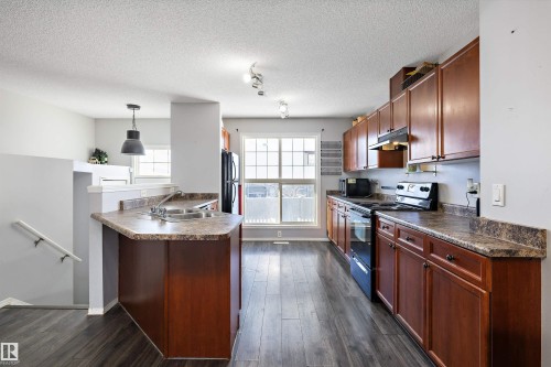 72 5604 199 Street, Edmonton, AB - Indoor Photo Showing Kitchen With Double Sink
