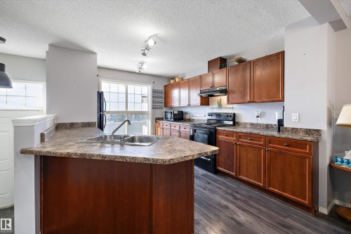 72 5604 199 Street, Edmonton, AB - Indoor Photo Showing Kitchen With Double Sink