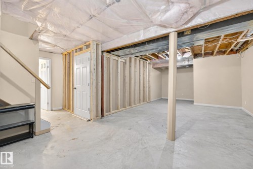 4027 31 Street, Edmonton, AB - Indoor Photo Showing Basement