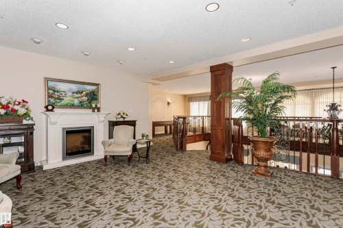 207 9820 165 Street, Edmonton, AB - Indoor With Fireplace