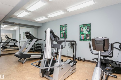 207 9820 165 Street, Edmonton, AB - Indoor Photo Showing Gym Room