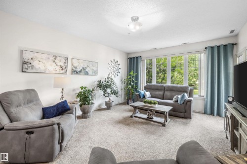 207 9820 165 Street, Edmonton, AB - Indoor Photo Showing Living Room