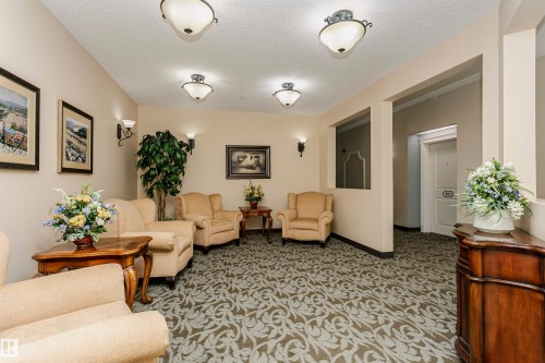 207 9820 165 Street, Edmonton, AB - Indoor Photo Showing Living Room