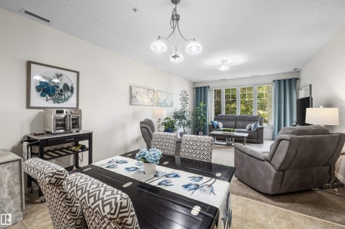 207 9820 165 Street, Edmonton, AB - Indoor Photo Showing Living Room