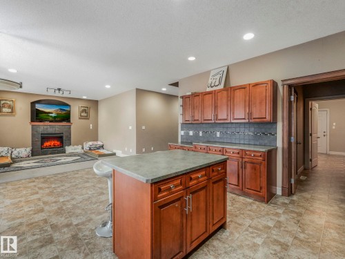 16019 134 Street, Edmonton, AB - Indoor Photo Showing Other Room With Fireplace