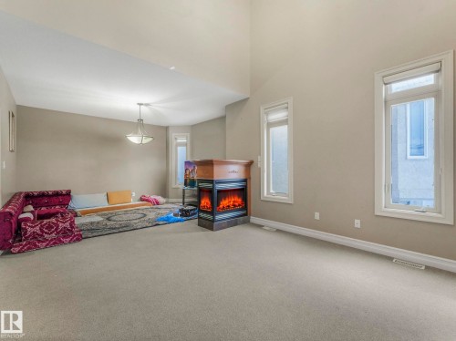 16019 134 Street, Edmonton, AB - Indoor Photo Showing Other Room With Fireplace