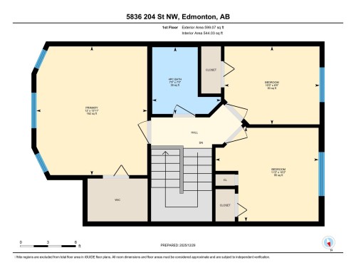View of home floor plan - 5836 204 Street, Edmonton, AB - Other