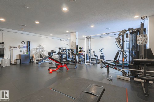 805 10175 109 Street, Edmonton, AB - Indoor Photo Showing Gym Room