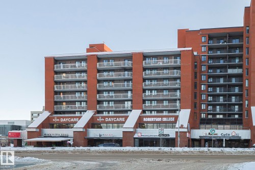 805 10175 109 Street, Edmonton, AB - Outdoor With Balcony With Facade