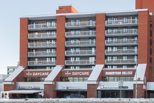 805 10175 109 Street, Edmonton, AB - Outdoor With Balcony With Facade