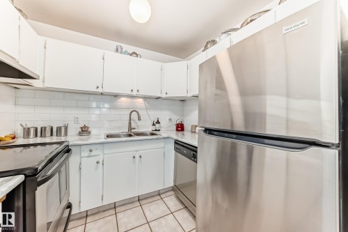 314 10148 118 Street, Edmonton, AB - Indoor Photo Showing Kitchen With Stainless Steel Kitchen With Double Sink