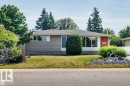 Ranch-style home with a front yard and a shingled roof - 17107 86 Avenue Nw, Edmonton, AB  - Outdoor 