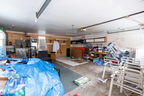 View of garage - 17107 86 Avenue Nw, Edmonton, AB - Indoor Photo Showing Garage