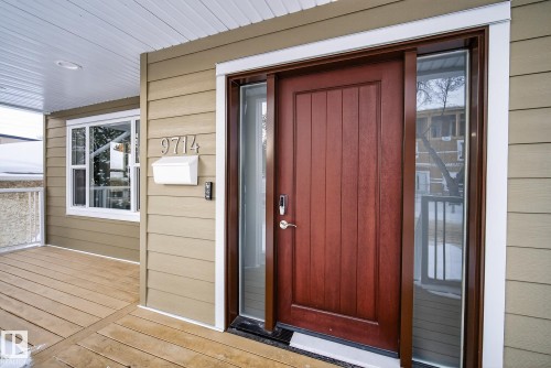 9714 87 Street, Edmonton, AB - Outdoor With Deck Patio Veranda With Exterior