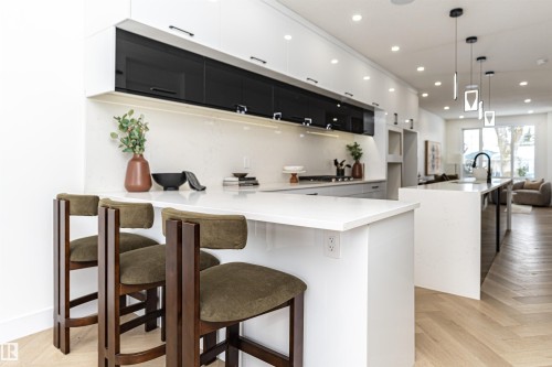 9622 86 Street, Edmonton, AB - Indoor Photo Showing Kitchen With Upgraded Kitchen