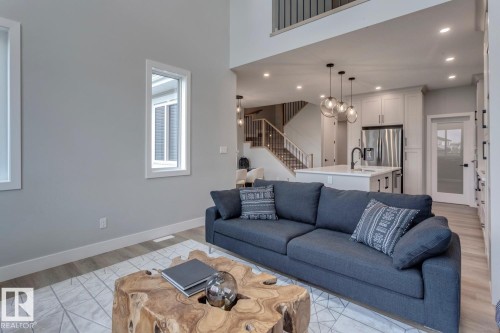 3612 Triomphe Boulevard, Beaumont, AB - Indoor Photo Showing Living Room