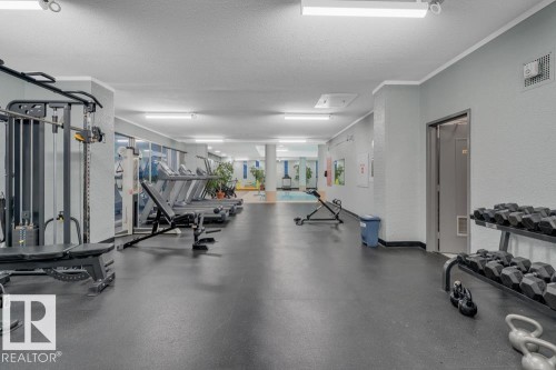 1012 11307 99 Avenue, Edmonton, AB - Indoor Photo Showing Gym Room