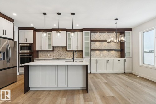 6269 19 Street, Rural Leduc County, AB - Indoor Photo Showing Kitchen With Stainless Steel Kitchen With Upgraded Kitchen