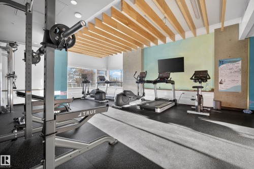 1901 10011 123 Street, Edmonton, AB - Indoor Photo Showing Gym Room