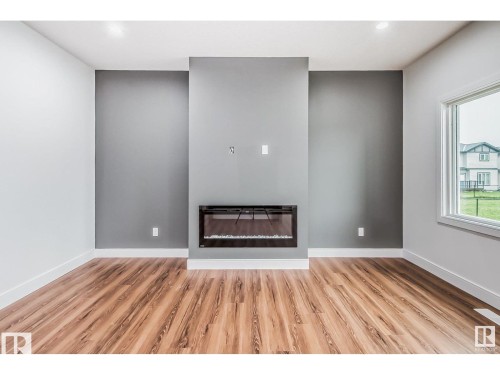 1703 152 Avenue, Edmonton, AB - Indoor Photo Showing Living Room With Fireplace