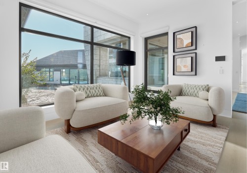 46 Kingsford Crescent, St. Albert, AB - Indoor Photo Showing Living Room