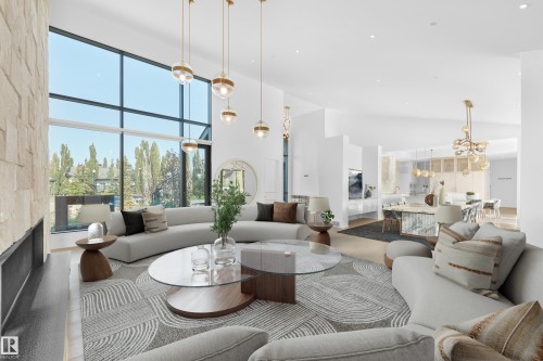 46 Kingsford Crescent, St. Albert, AB - Indoor Photo Showing Living Room